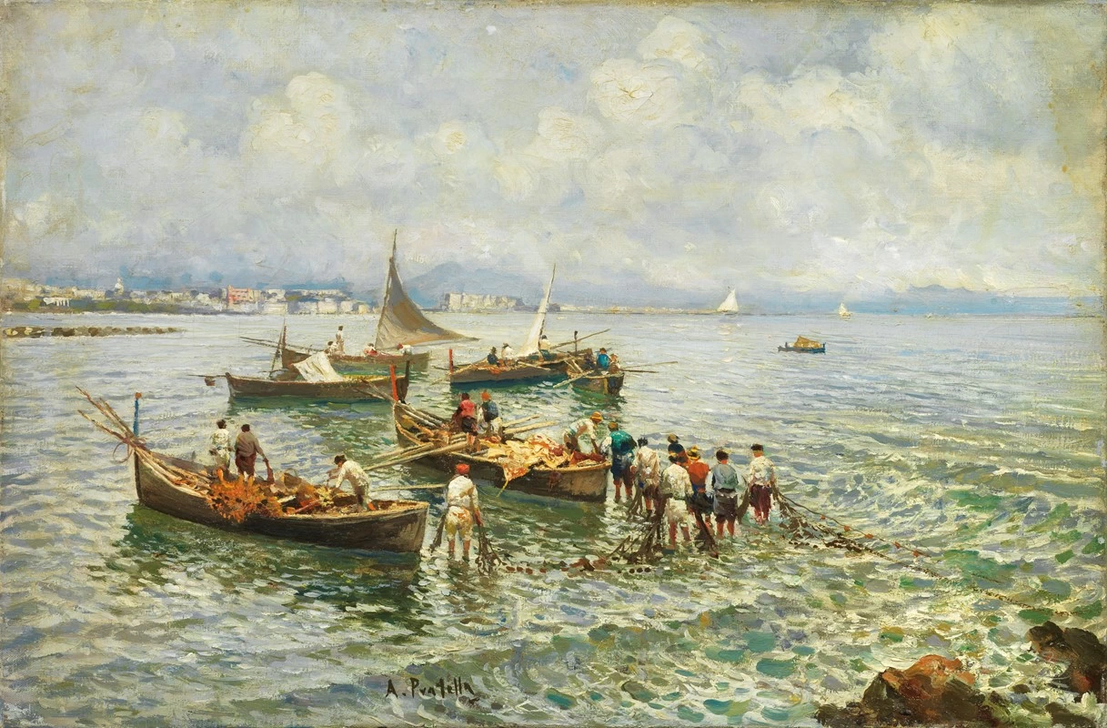 Partenza per la pesca a Mergellina